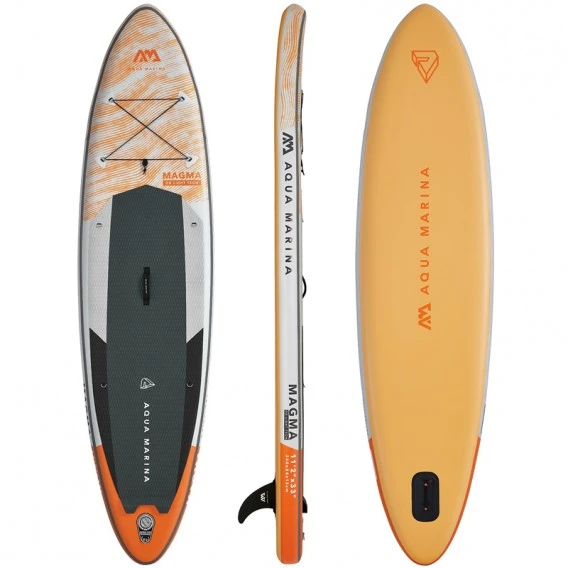 Aqua Marina Magma 11.2 Aufblasbares Stand Up Paddle Board SUP Komplett Set – Bild 2