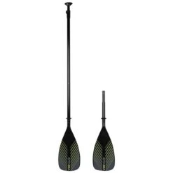 ExtaSea 2-in-1 SUP Fiberglaspaddel Paddelkombination Doppelpaddel Lime