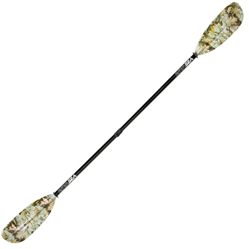 ExtaSea Hunter Vario Fiberglas Doppelpaddel Kajak GFK Paddel 2-teilig Camouflage – Bild 2
