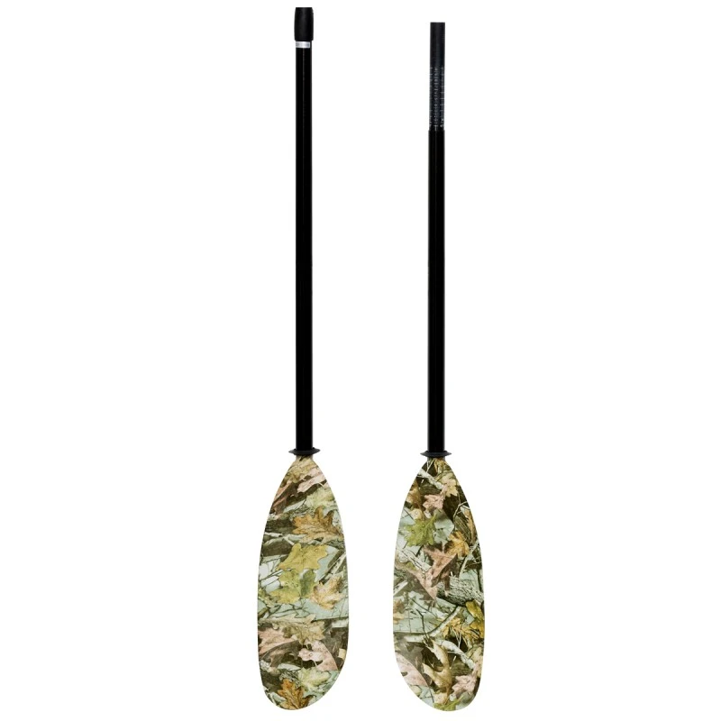 ExtaSea Hunter Vario Fiberglas Doppelpaddel Kajak GFK Paddel 2-teilig Camouflage – Bild 3