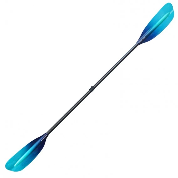 ExtaSea Pro Tour Carbon Vario Doppelpaddel | 220-240cm | 4-teilig | Blue-light Blue – Bild 4