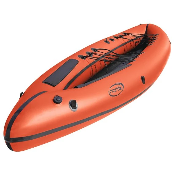 Nortik Duo Expedition PackRaft Rafting Boot Orange-schwarz â Bild 2