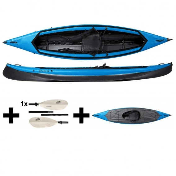 Nortik Scubi 1 XL Jubelpaket Faltboot Kajak 1er Faltkajak – Bild 2