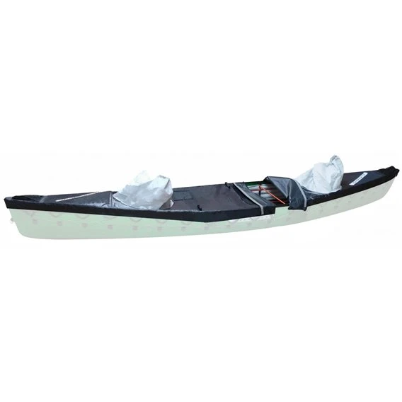 Pakboats Verdeck Für PakCanoe 160 Spritzdecke Mit Schürzen Dunkelgrau-schwarz – Bild 2